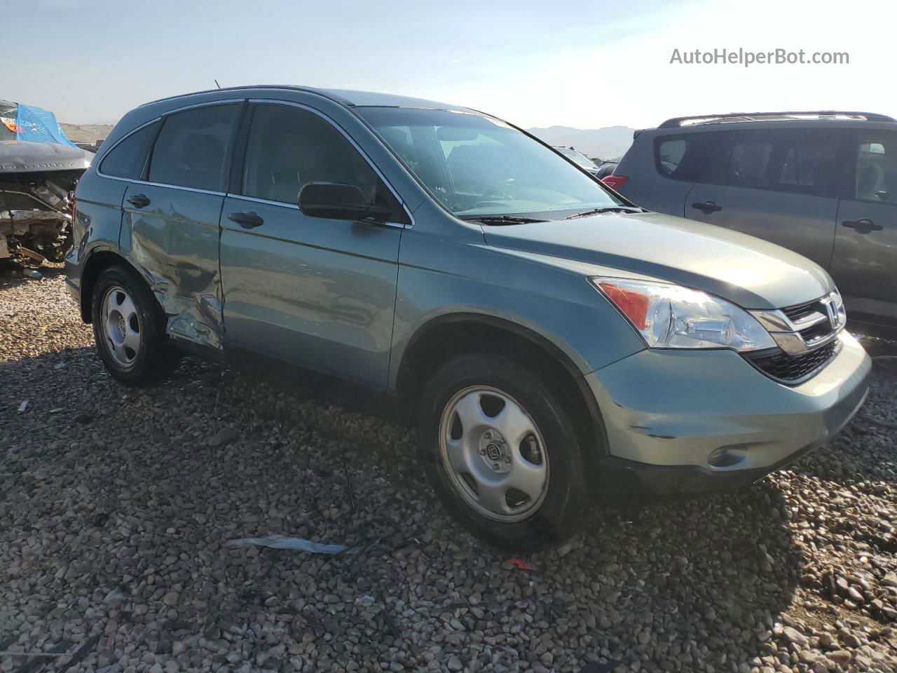 2010 Honda Cr-v Lx Teal vin: 5J6RE3H36AL017467