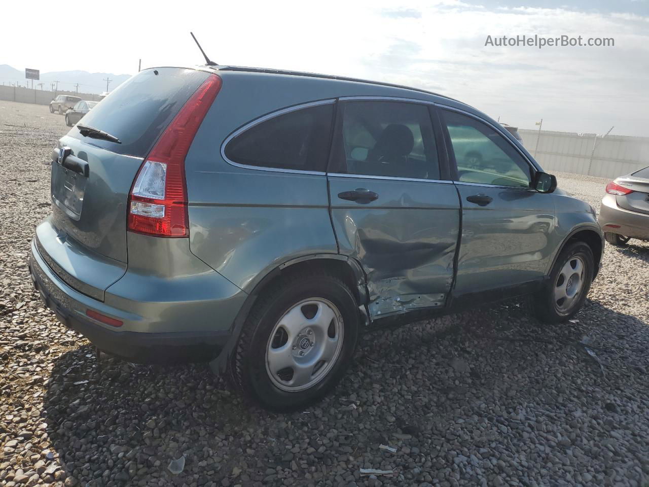 2010 Honda Cr-v Lx Teal vin: 5J6RE3H36AL017467