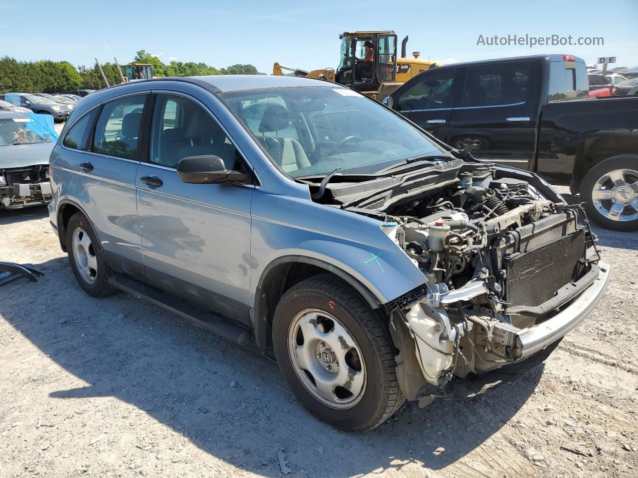 2010 Honda Cr-v Lx Turquoise vin: 5J6RE3H36AL022779