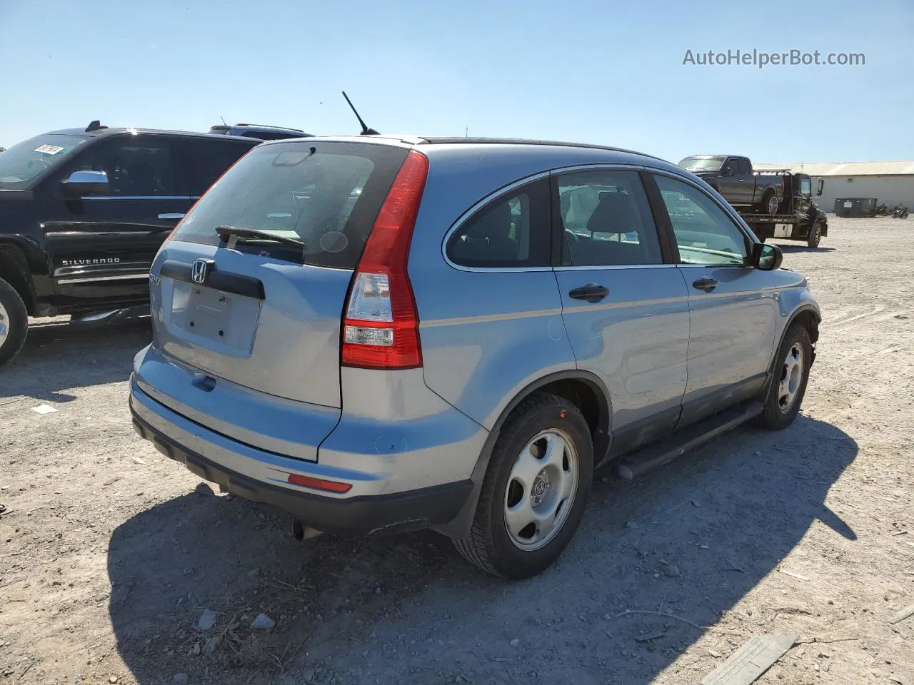 2010 Honda Cr-v Lx Turquoise vin: 5J6RE3H36AL022779