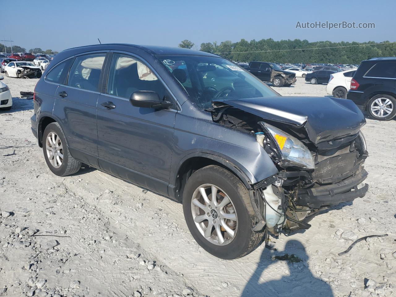 2010 Honda Cr-v Lx Серый vin: 5J6RE3H36AL037881