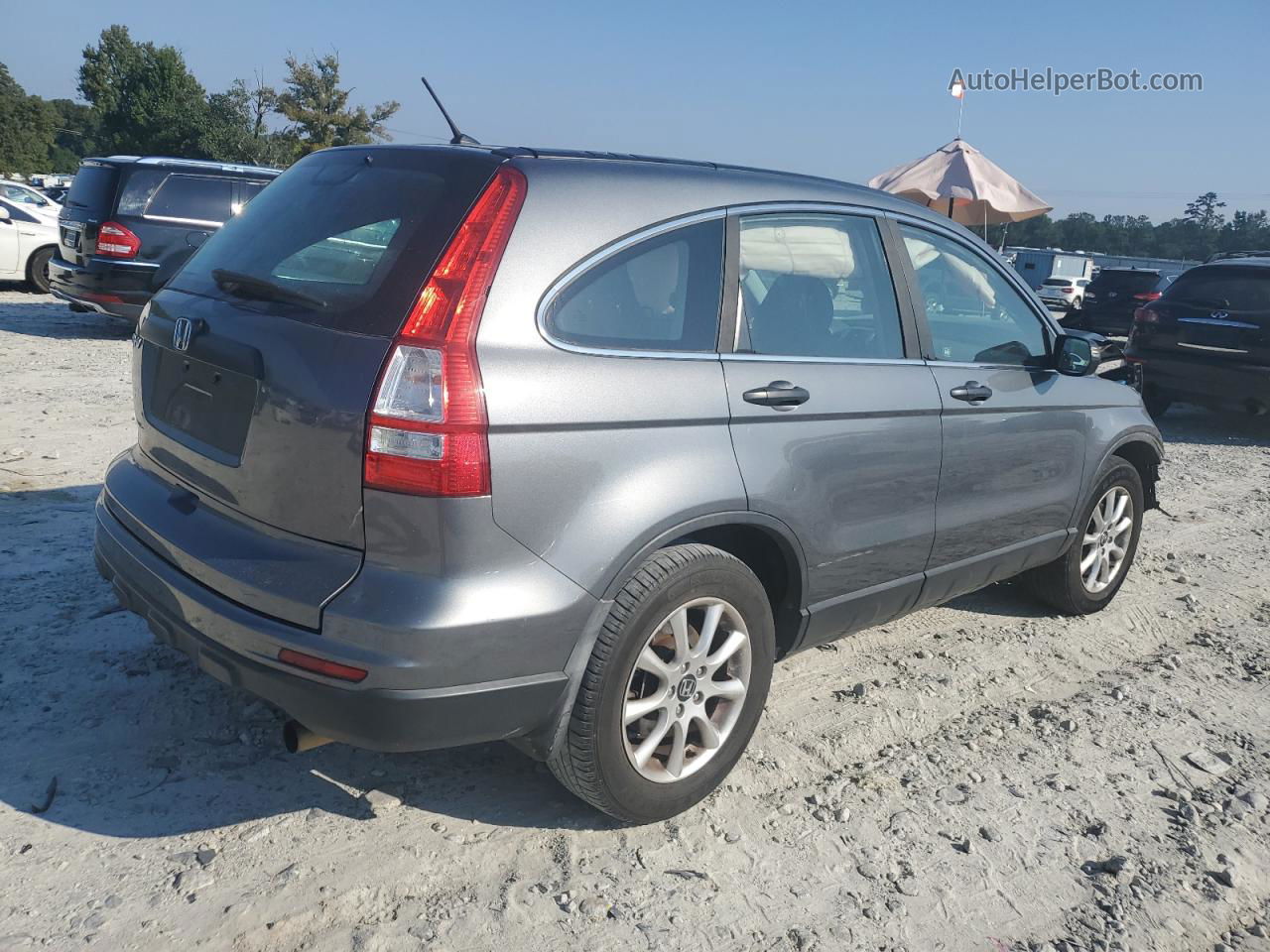 2010 Honda Cr-v Lx Gray vin: 5J6RE3H36AL037881