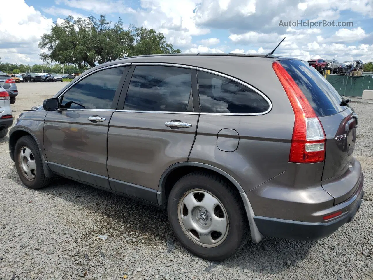 2010 Honda Cr-v Lx Gray vin: 5J6RE3H38AL018166