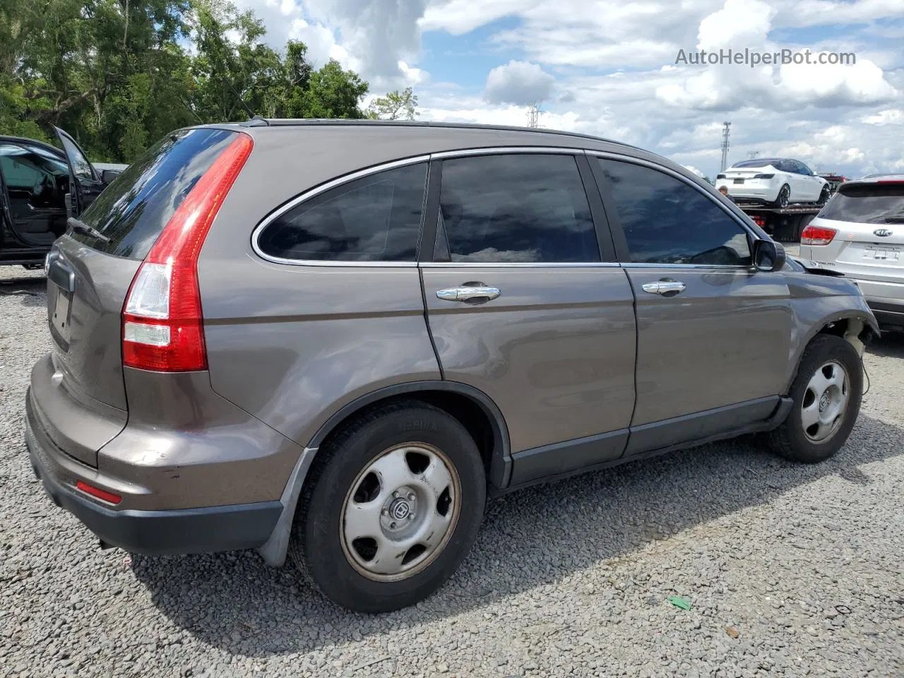 2010 Honda Cr-v Lx Gray vin: 5J6RE3H38AL018166