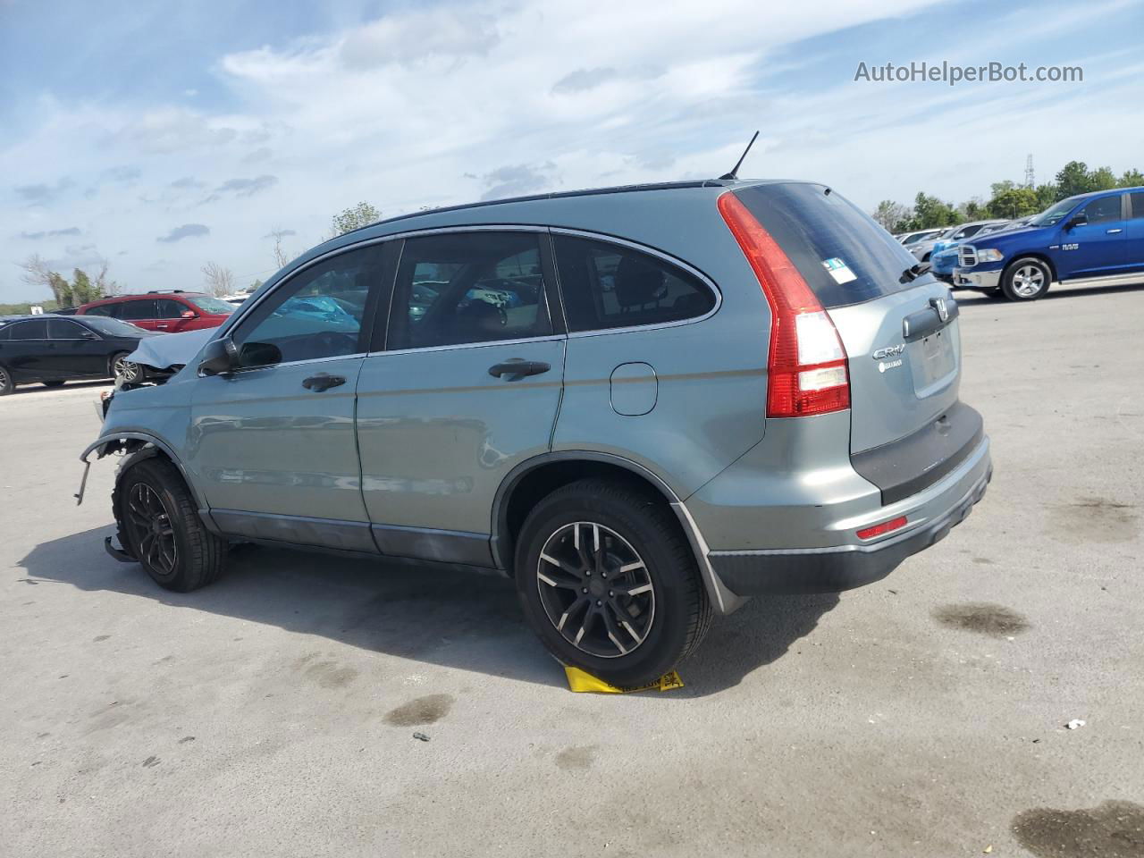 2010 Honda Cr-v Lx Blue vin: 5J6RE3H38AL025053