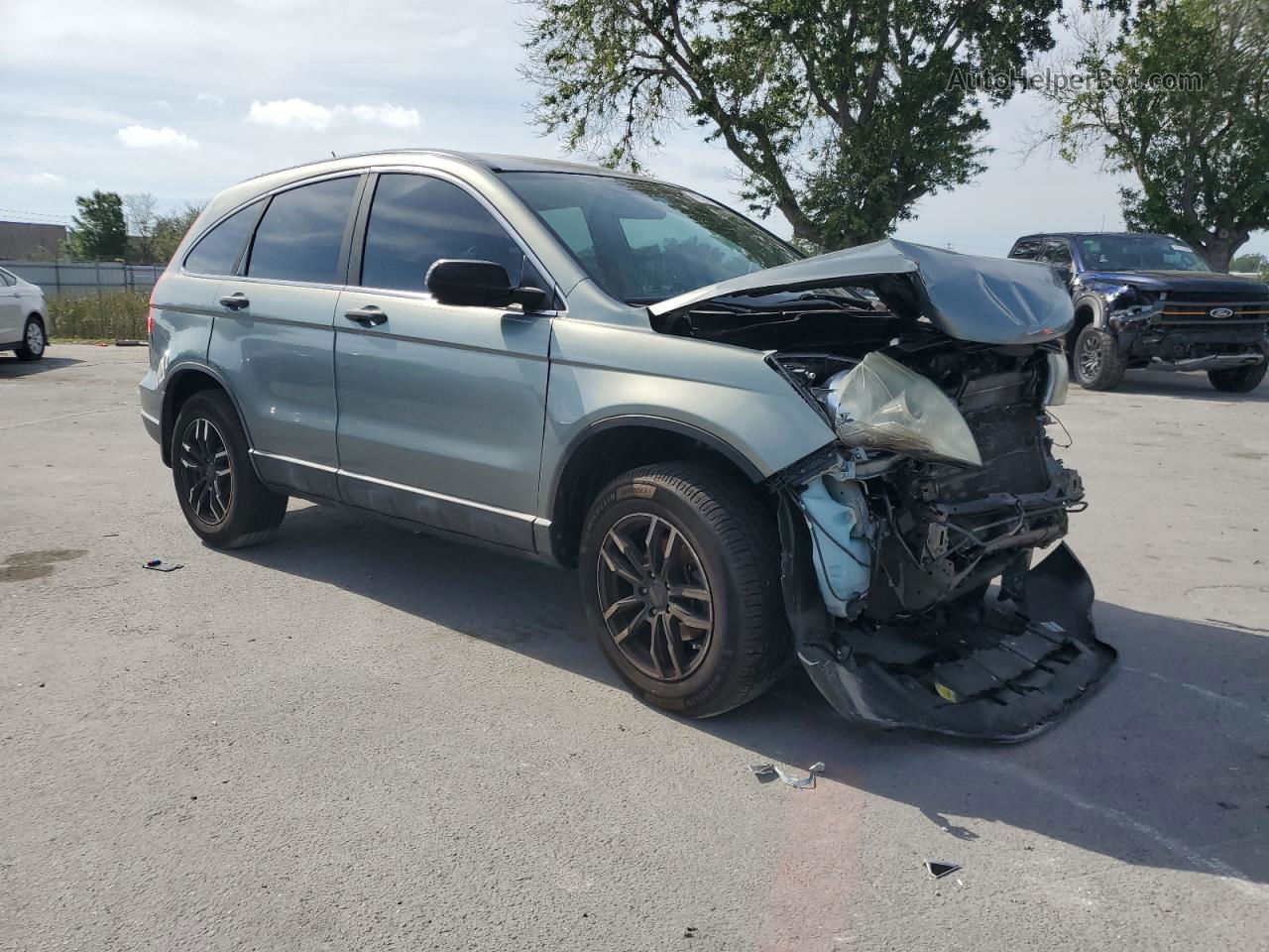 2010 Honda Cr-v Lx Blue vin: 5J6RE3H38AL025053