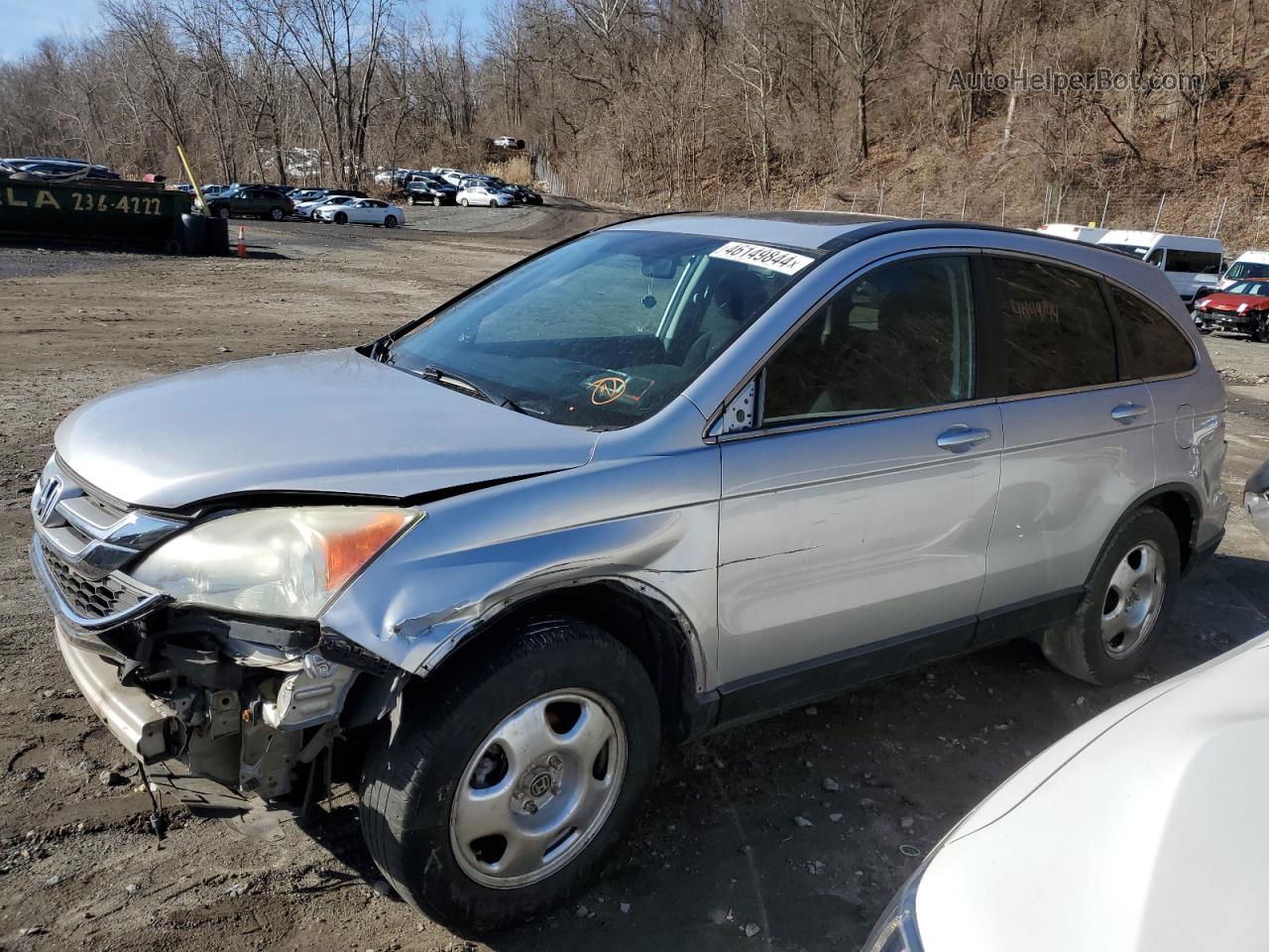 2010 Honda Cr-v Ex Silver vin: 5J6RE3H52AL803591