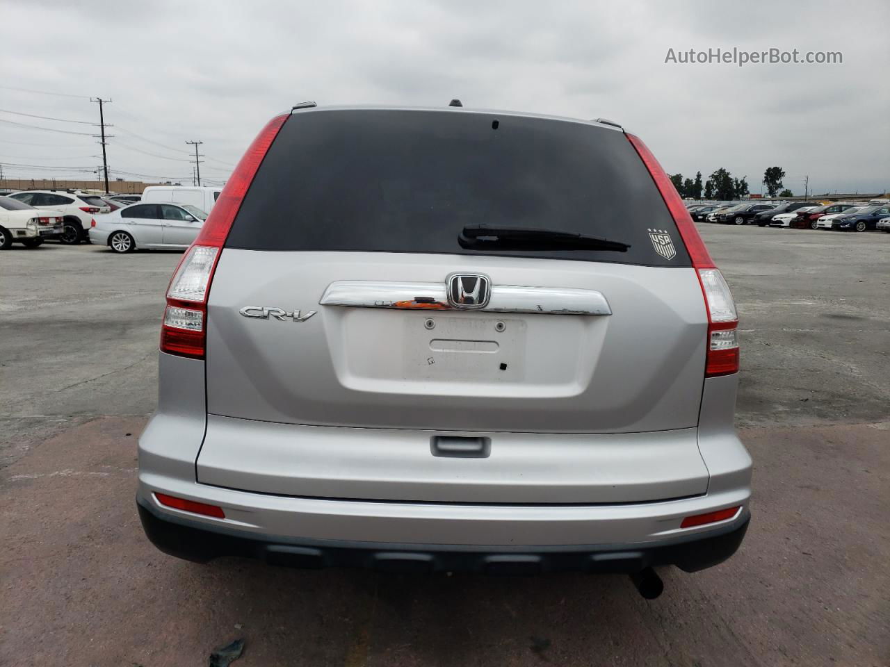 2010 Honda Cr-v Ex Silver vin: 5J6RE3H55AL011550