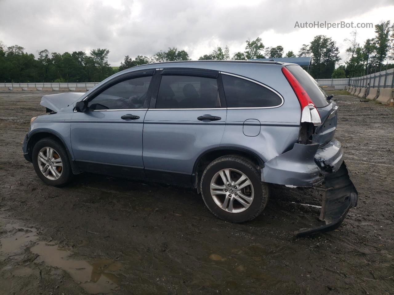 2010 Honda Cr-v Ex Синий vin: 5J6RE3H55AL038067