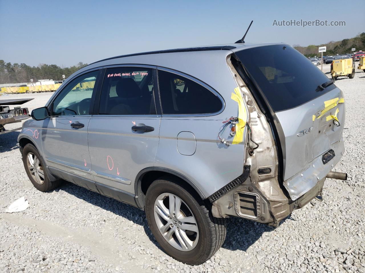 2010 Honda Cr-v Ex Silver vin: 5J6RE3H5XAL005243