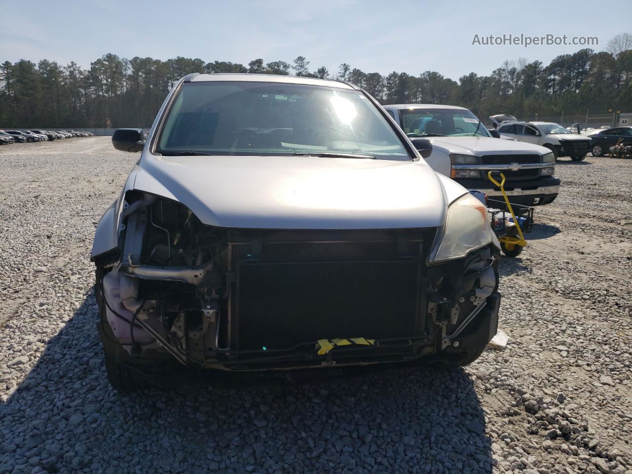 2010 Honda Cr-v Ex Silver vin: 5J6RE3H5XAL005243