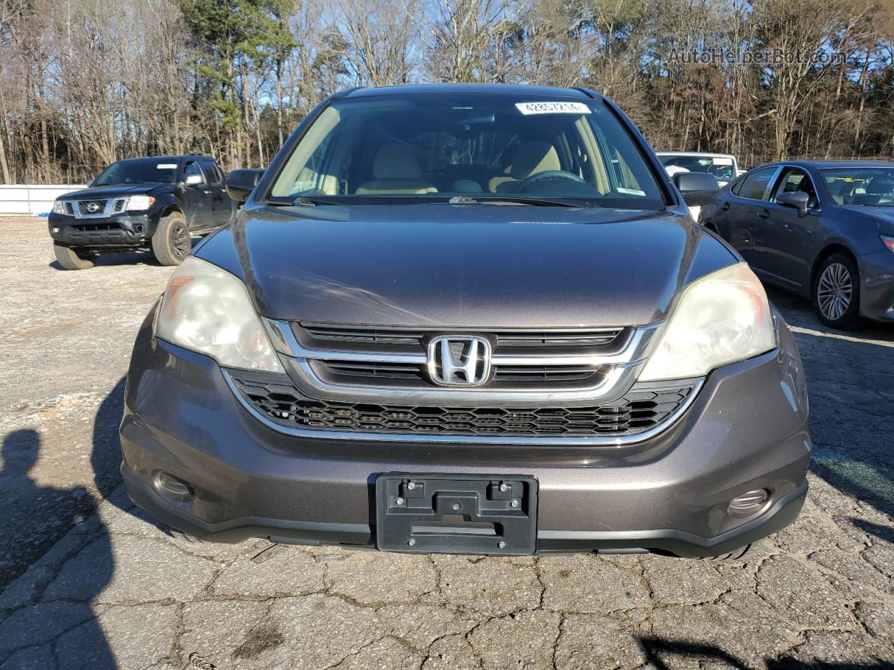 2010 Honda Cr-v Ex Gray vin: 5J6RE3H5XAL028960