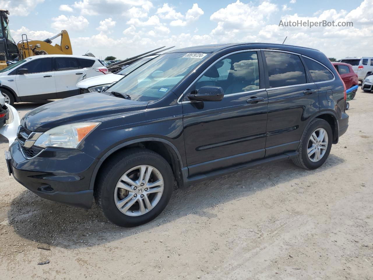 2010 Honda Cr-v Exl Black vin: 5J6RE3H70AL003468