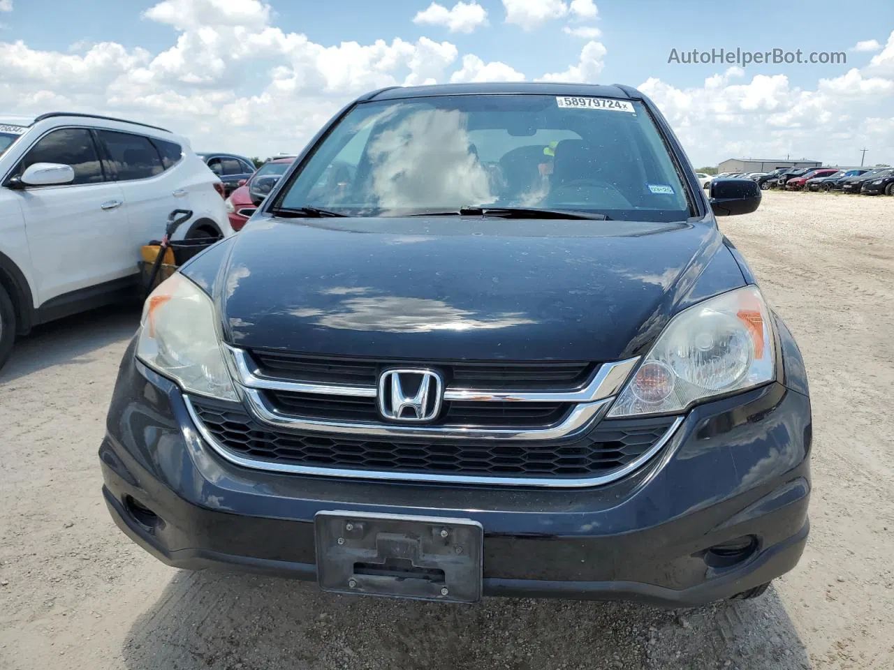 2010 Honda Cr-v Exl Black vin: 5J6RE3H70AL003468