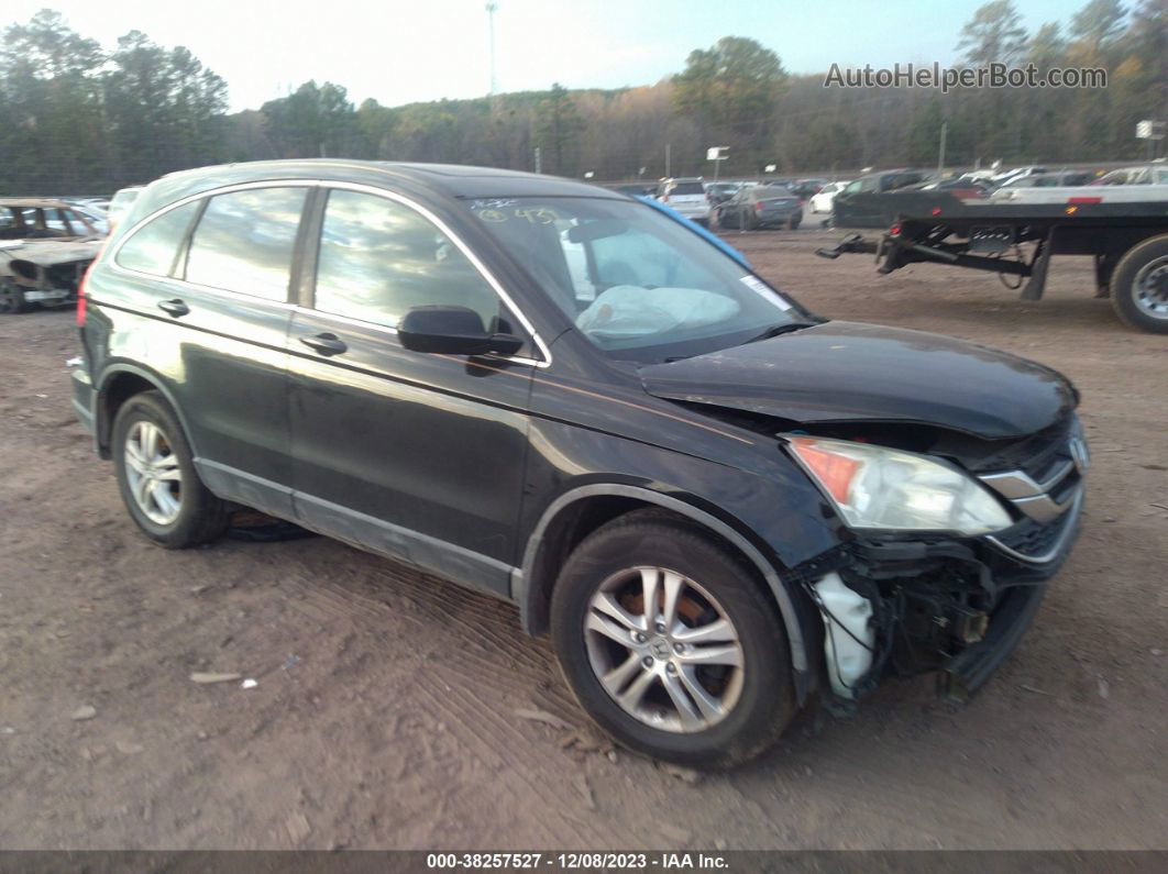 2010 Honda Cr-v Ex-l Black vin: 5J6RE3H70AL032128