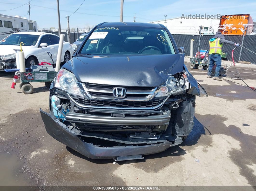 2010 Honda Cr-v Ex-l Gray vin: 5J6RE3H70AL046563