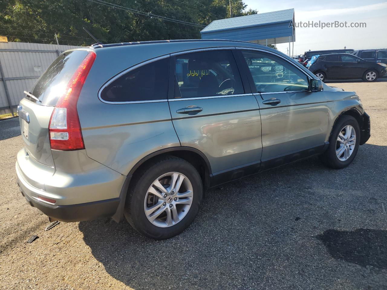 2010 Honda Cr-v Exl Blue vin: 5J6RE3H71AL009487