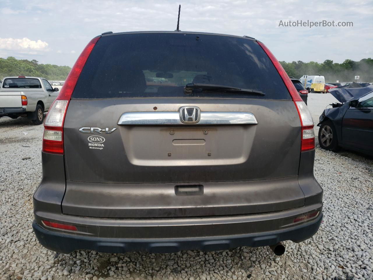 2010 Honda Cr-v Exl Серый vin: 5J6RE3H71AL010249