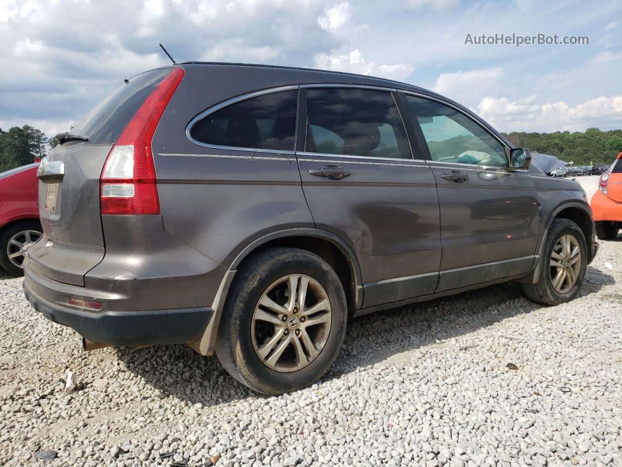 2010 Honda Cr-v Exl Серый vin: 5J6RE3H71AL010249