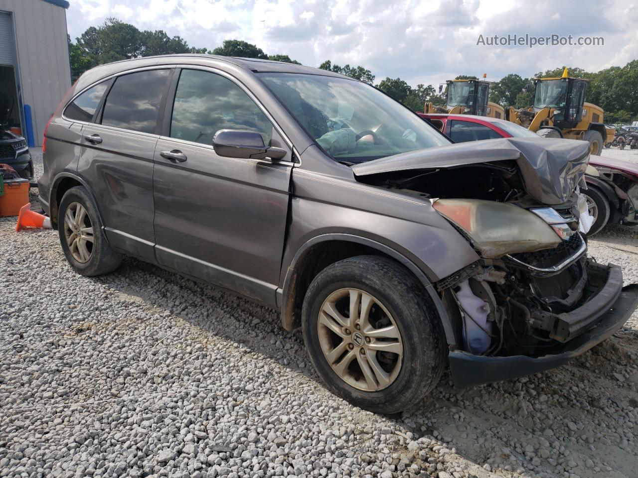 2010 Honda Cr-v Exl Gray vin: 5J6RE3H71AL010249