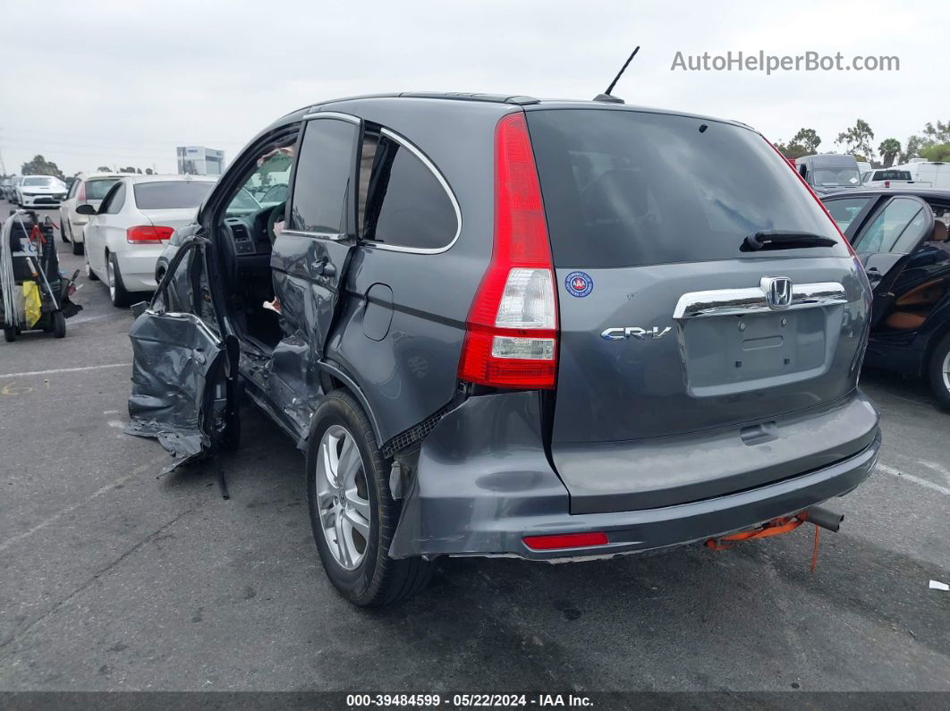 2010 Honda Cr-v Ex-l Gray vin: 5J6RE3H71AL016746