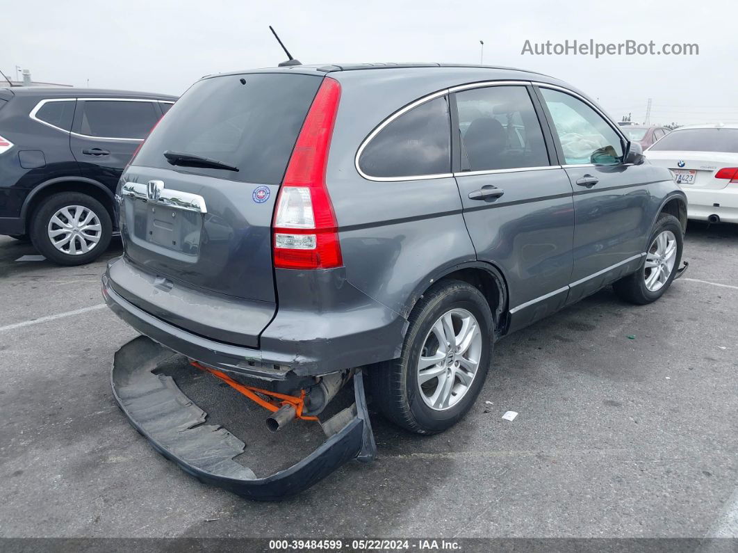 2010 Honda Cr-v Ex-l Gray vin: 5J6RE3H71AL016746