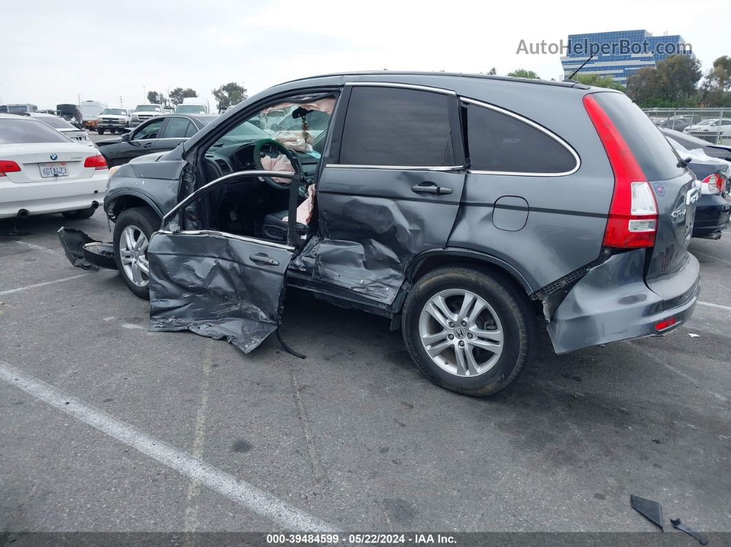 2010 Honda Cr-v Ex-l Gray vin: 5J6RE3H71AL016746