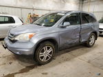 2010 Honda Cr-v Exl Blue vin: 5J6RE3H71AL023518