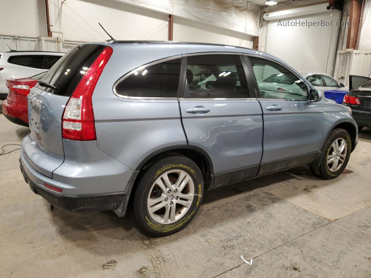 2010 Honda Cr-v Exl Blue vin: 5J6RE3H71AL023518