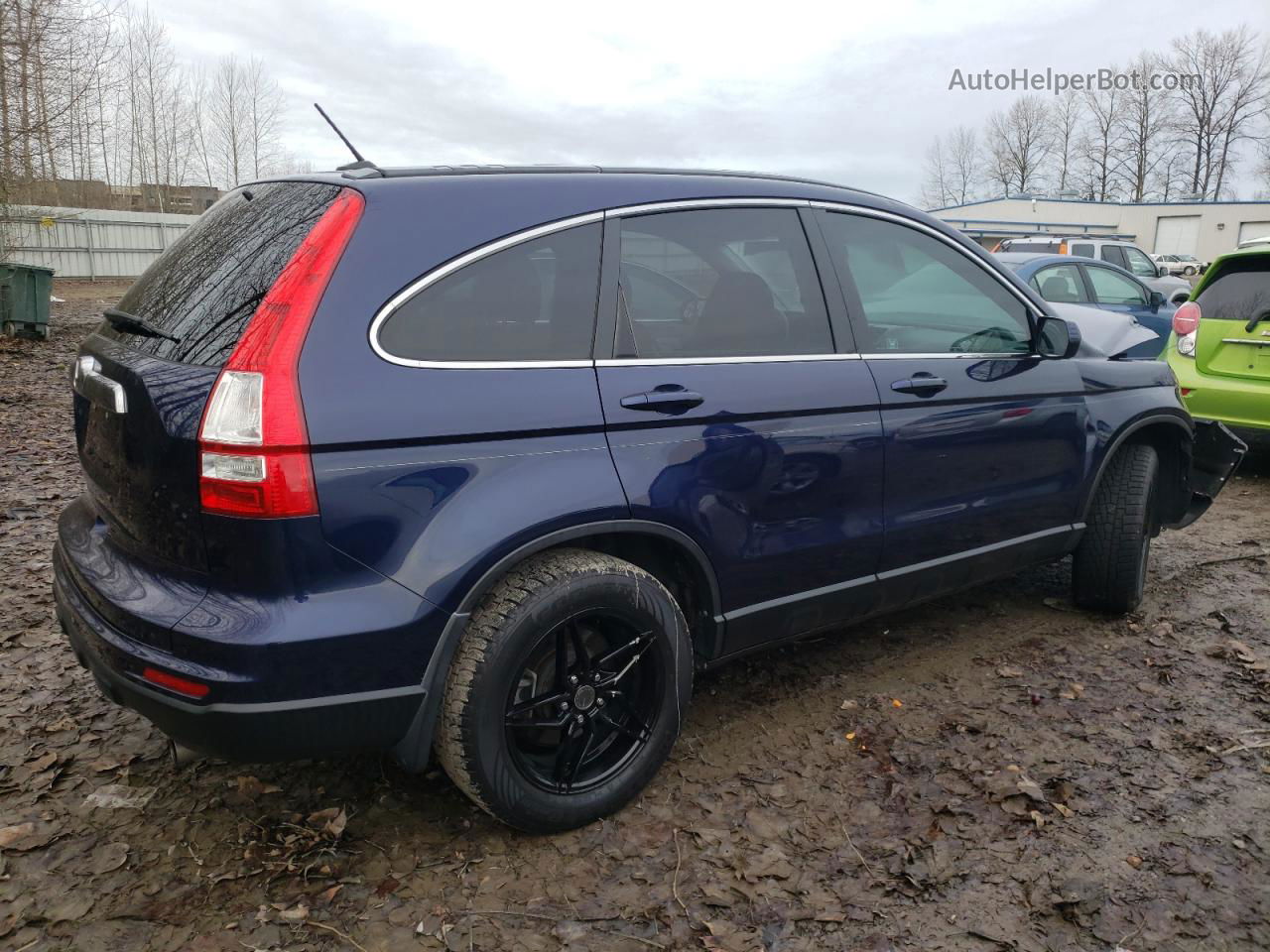 2010 Honda Cr-v Exl Blue vin: 5J6RE3H71AL031117