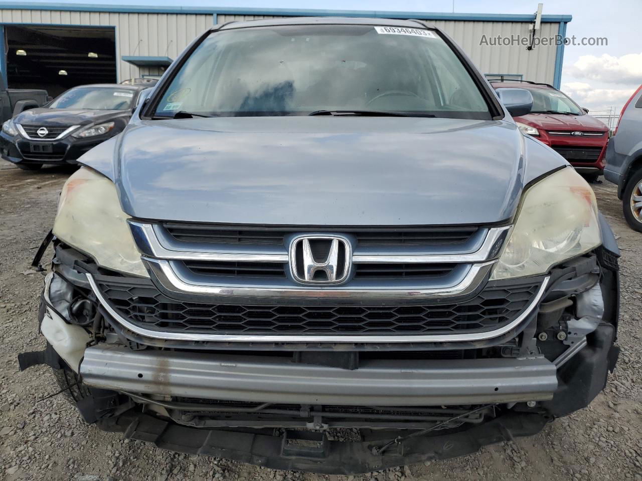 2010 Honda Cr-v Exl Blue vin: 5J6RE3H71AL038956