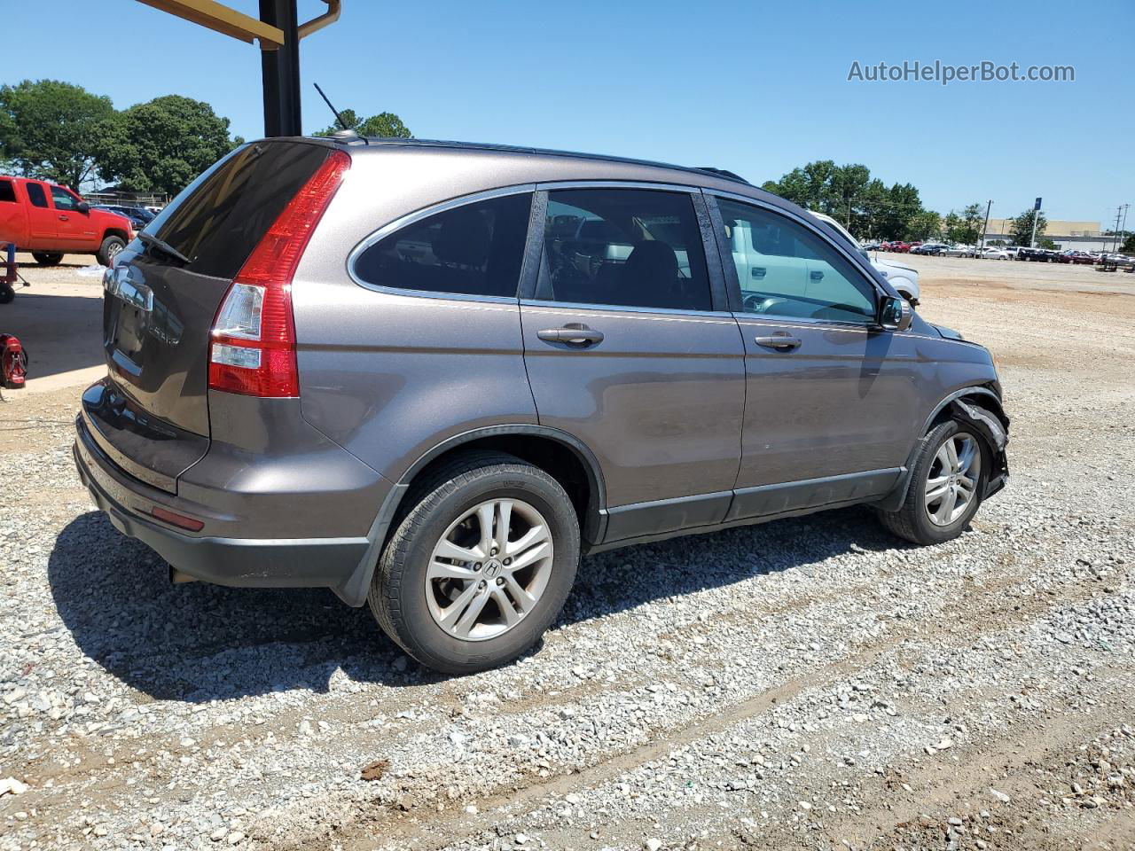 2010 Honda Cr-v Exl Brown vin: 5J6RE3H71AL039220