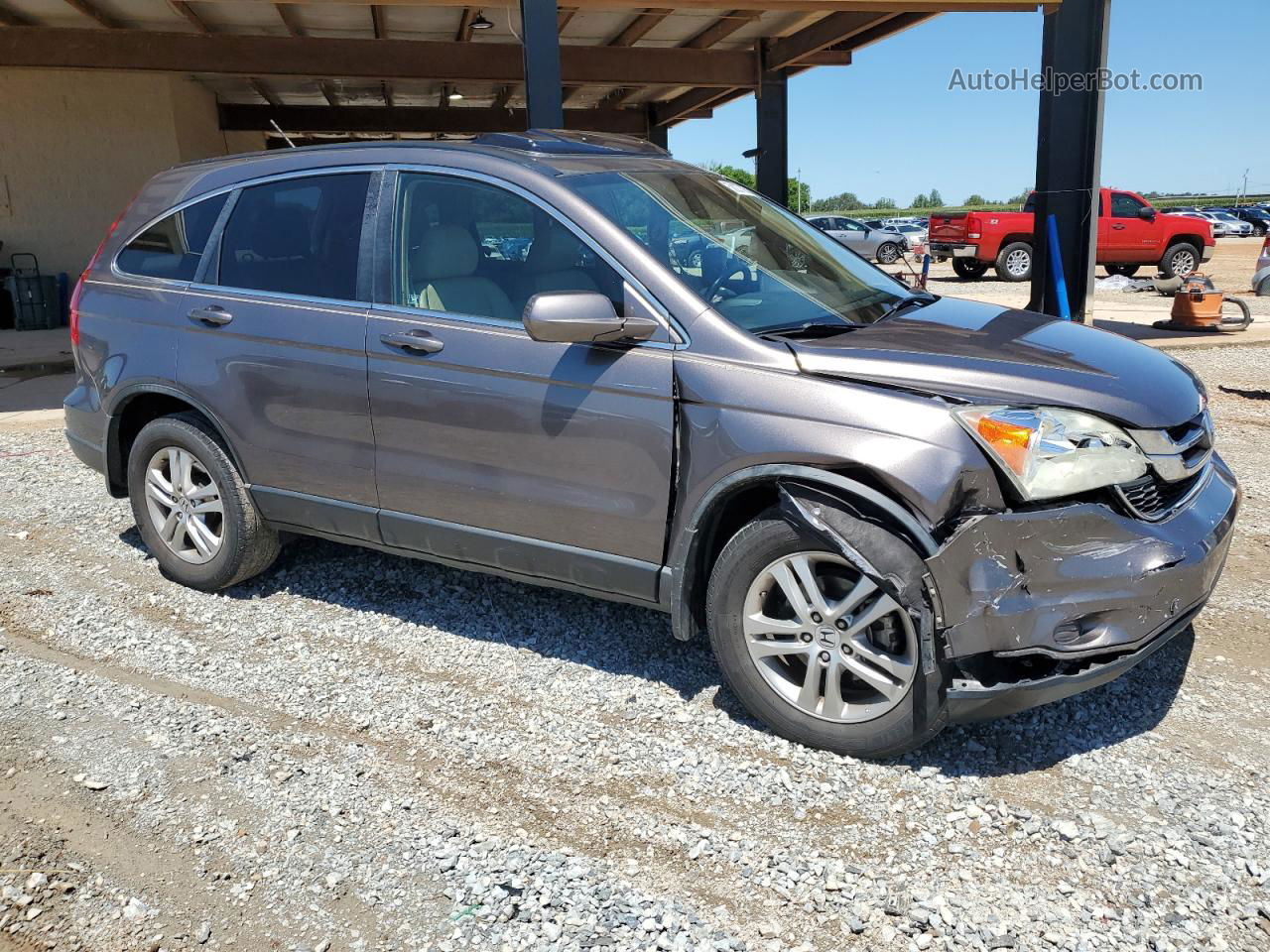 2010 Honda Cr-v Exl Brown vin: 5J6RE3H71AL039220