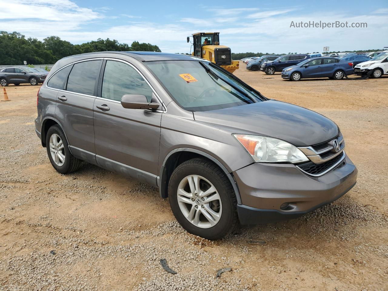 2010 Honda Cr-v Exl Коричневый vin: 5J6RE3H72AL002726