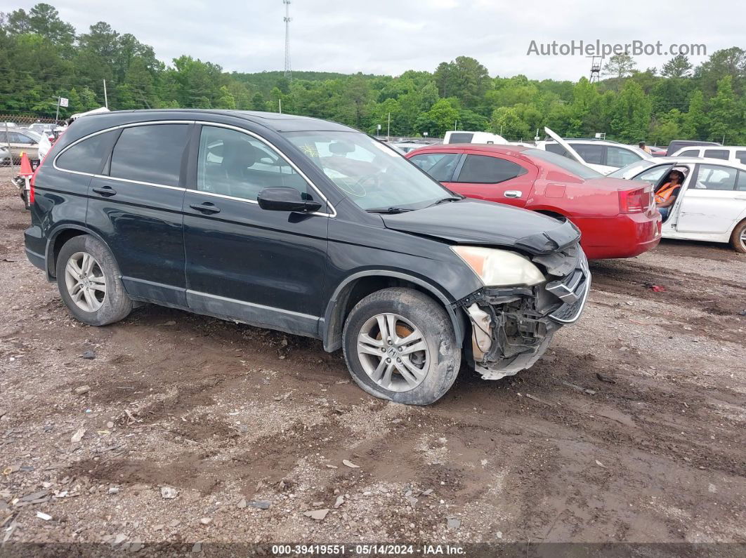 2010 Honda Cr-v Ex-l Black vin: 5J6RE3H72AL014827