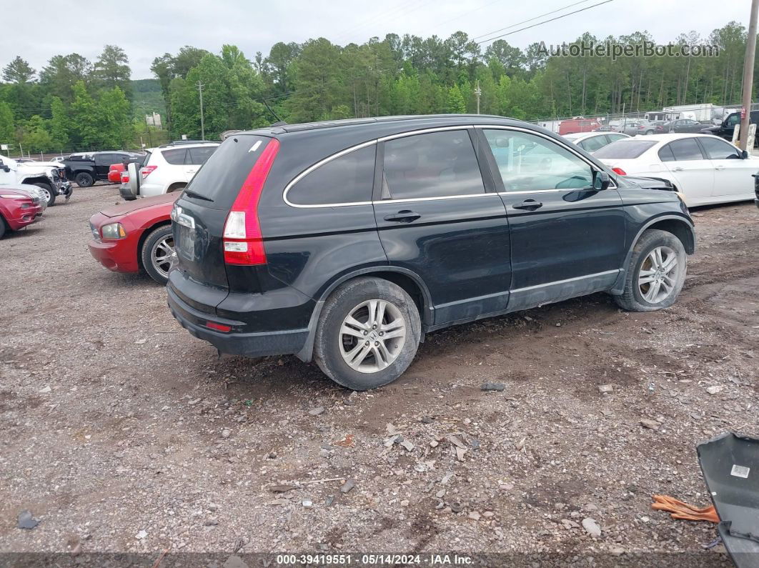 2010 Honda Cr-v Ex-l Black vin: 5J6RE3H72AL014827