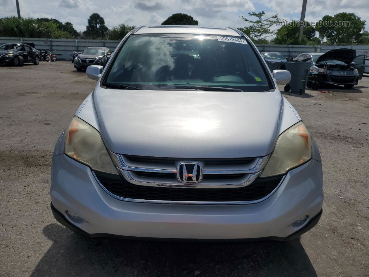 2010 Honda Cr-v Exl Silver vin: 5J6RE3H72AL016299