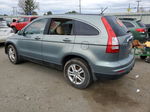 2010 Honda Cr-v Exl Turquoise vin: 5J6RE3H72AL039307