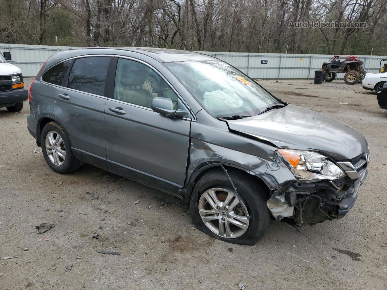 2010 Honda Cr-v Exl Turquoise vin: 5J6RE3H72AL039307