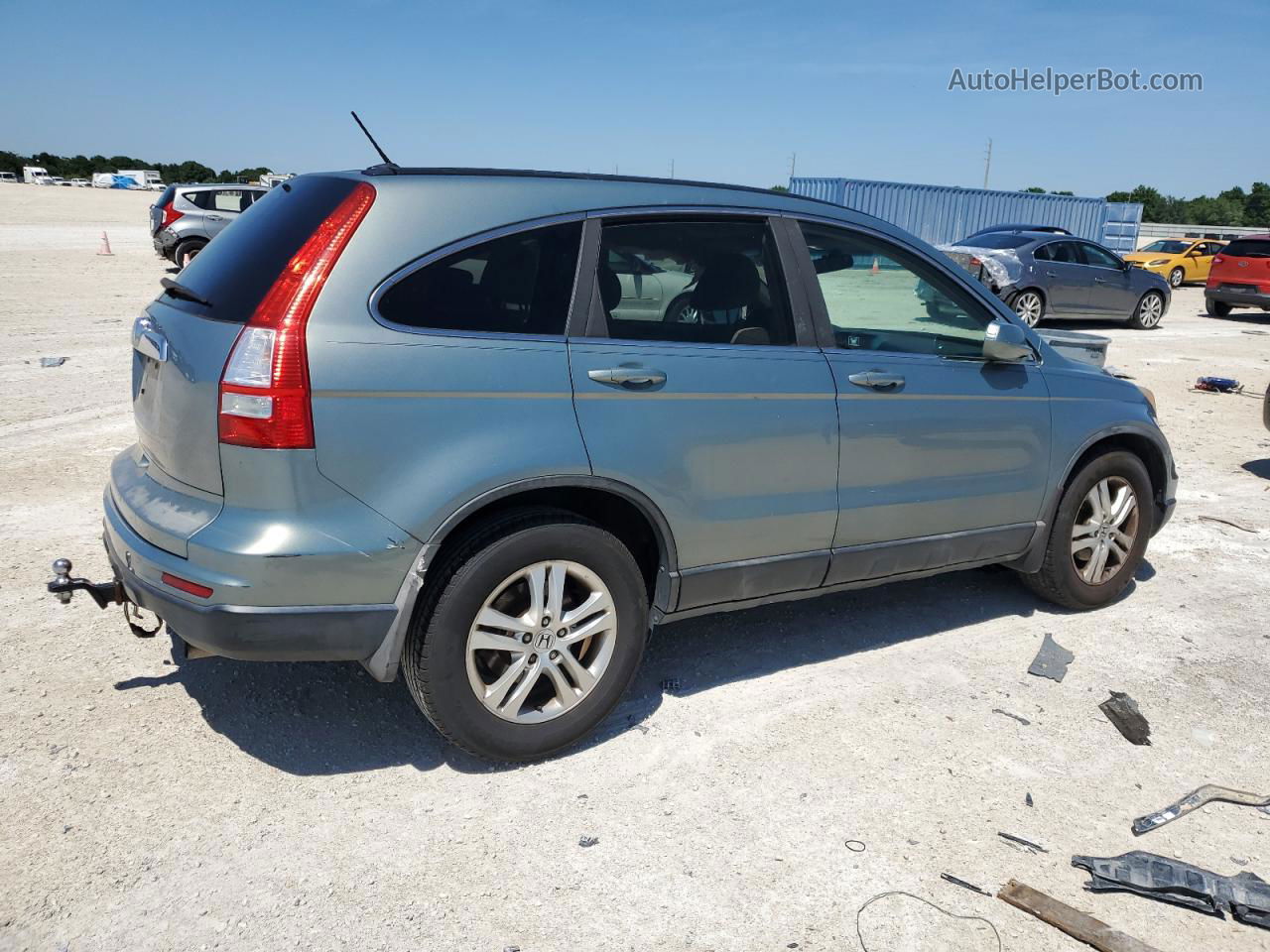 2010 Honda Cr-v Exl Silver vin: 5J6RE3H72AL041588