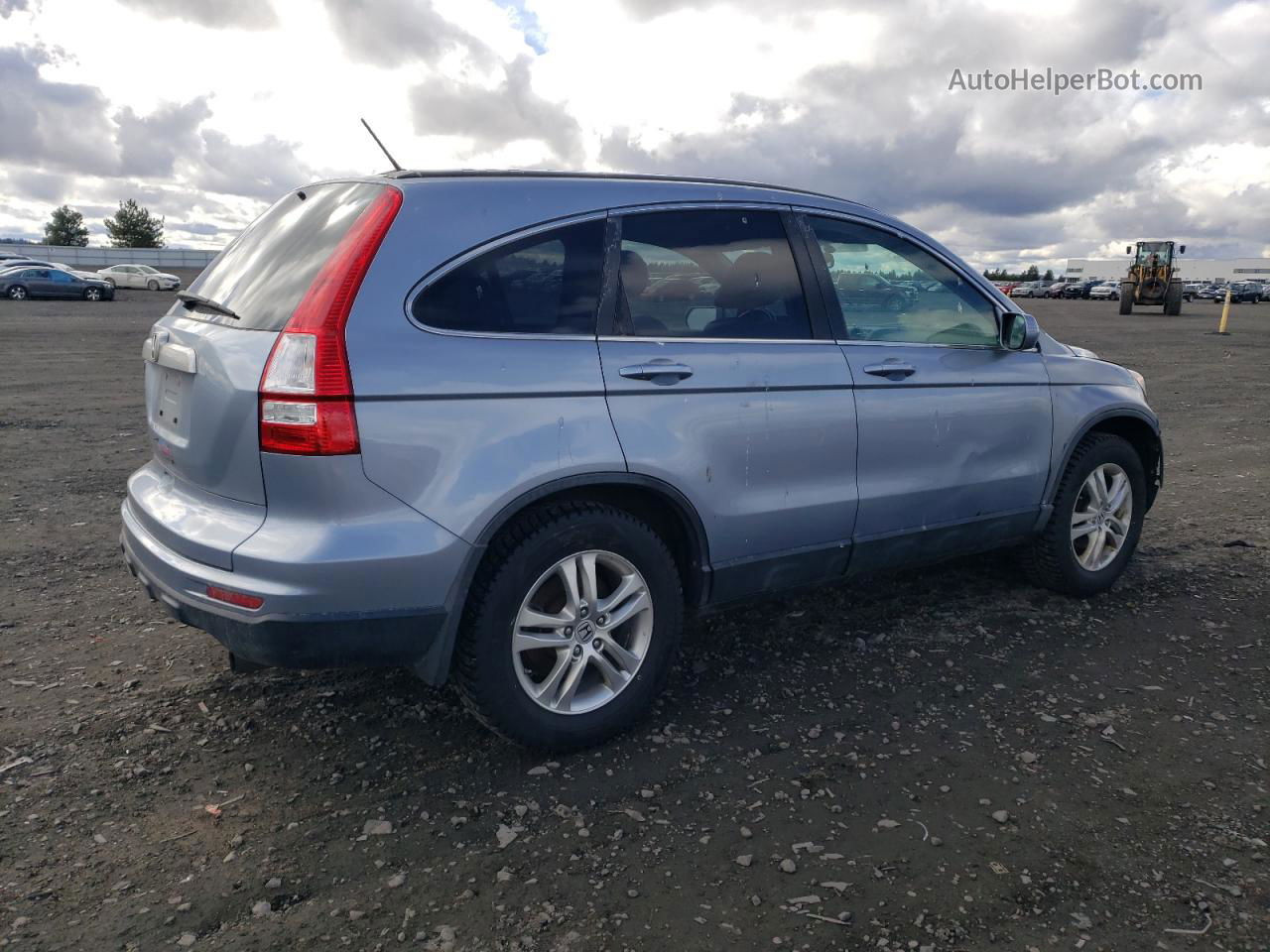 2010 Honda Cr-v Exl Blue vin: 5J6RE3H72AL042322