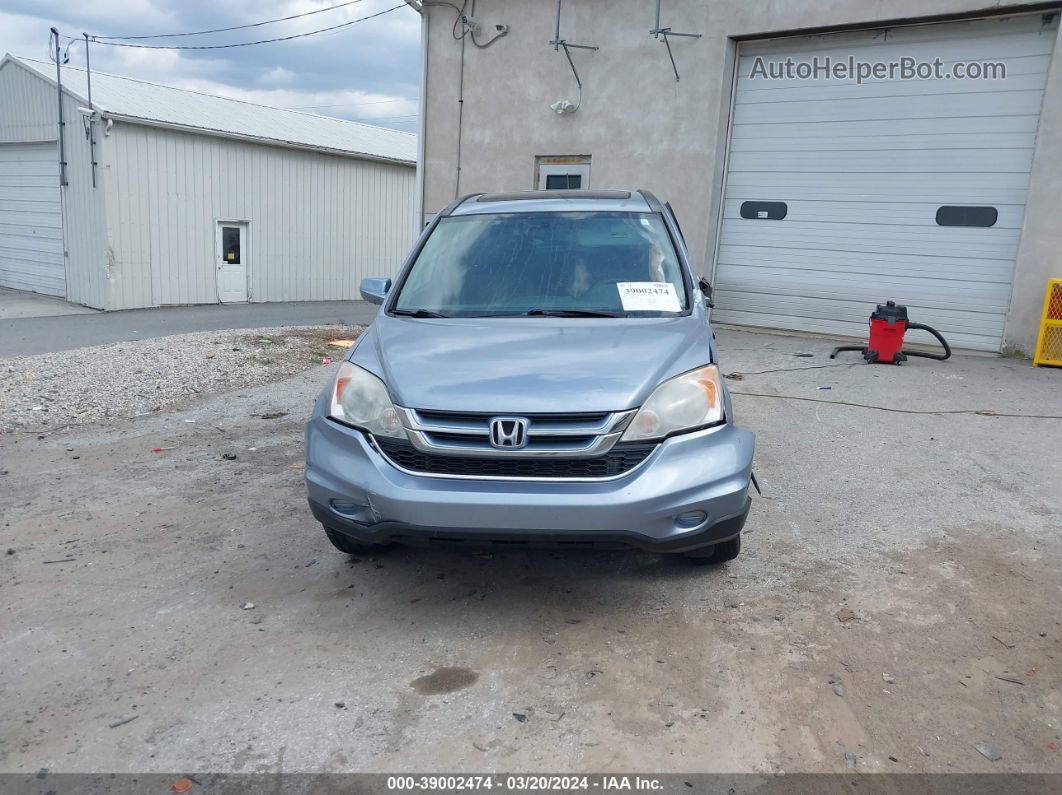 2010 Honda Cr-v Ex-l Light Blue vin: 5J6RE3H74AL024694