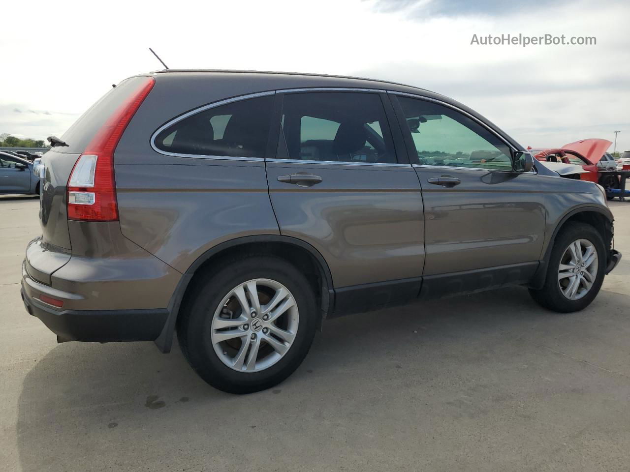 2010 Honda Cr-v Exl Brown vin: 5J6RE3H75AL016295