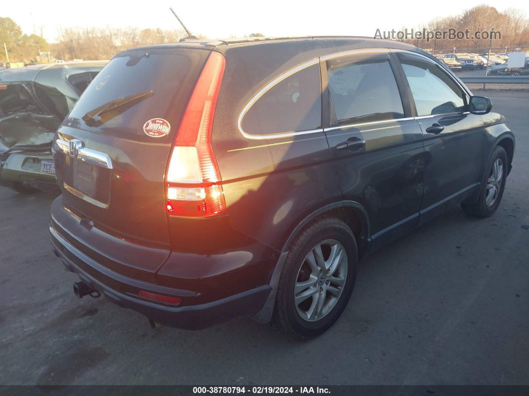 2010 Honda Cr-v Ex-l Черный vin: 5J6RE3H75AL017530