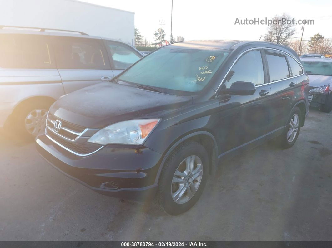 2010 Honda Cr-v Ex-l Черный vin: 5J6RE3H75AL017530