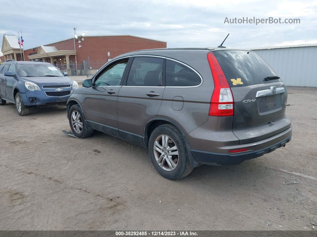 2010 Honda Cr-v Ex-l Black vin: 5J6RE3H75AL024560