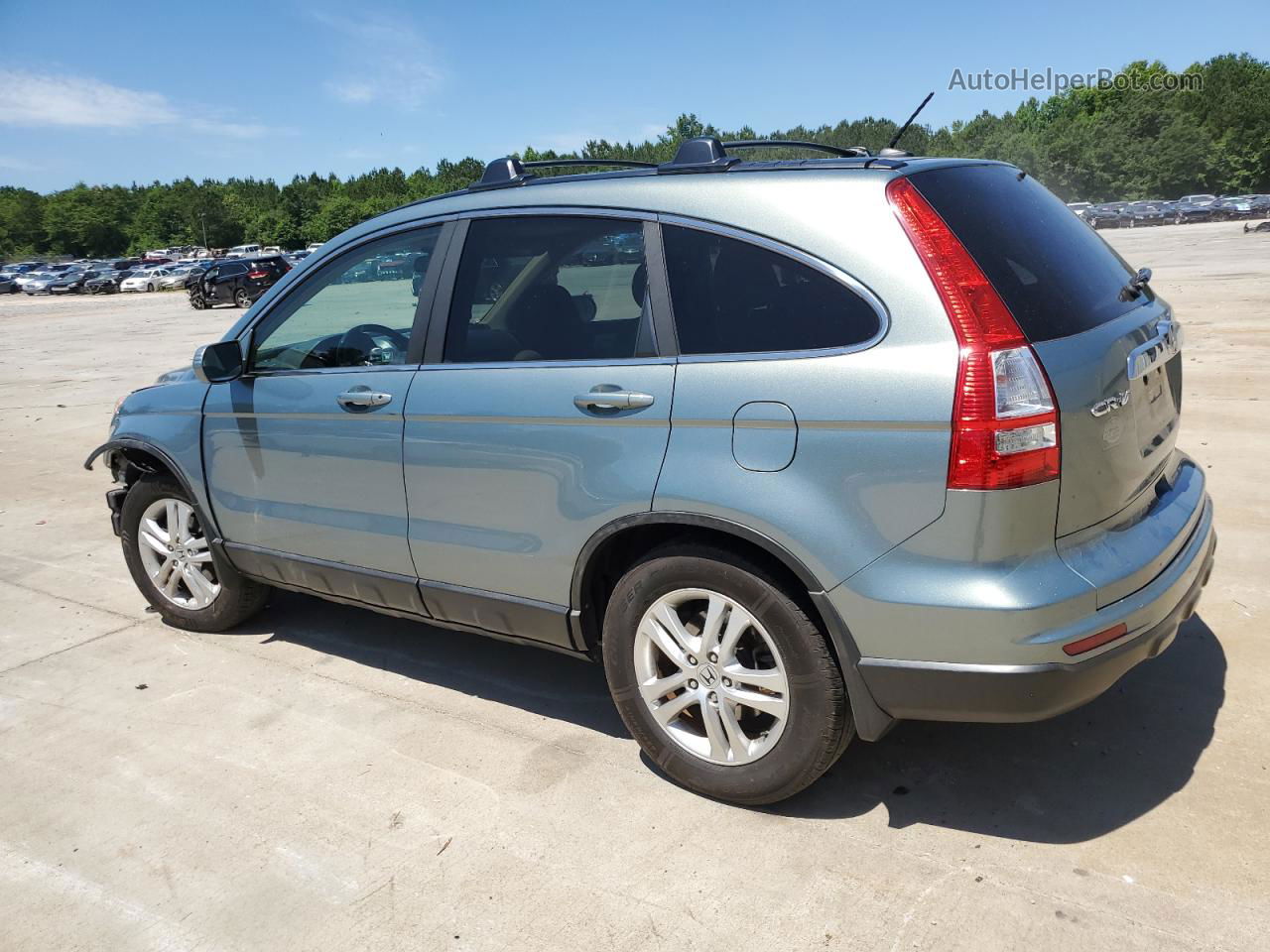 2010 Honda Cr-v Exl Turquoise vin: 5J6RE3H75AL037082