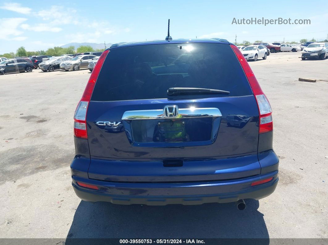 2010 Honda Cr-v Ex-l Blue vin: 5J6RE3H75AL041522