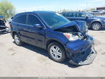 2010 Honda Cr-v Ex-l Blue vin: 5J6RE3H75AL041522