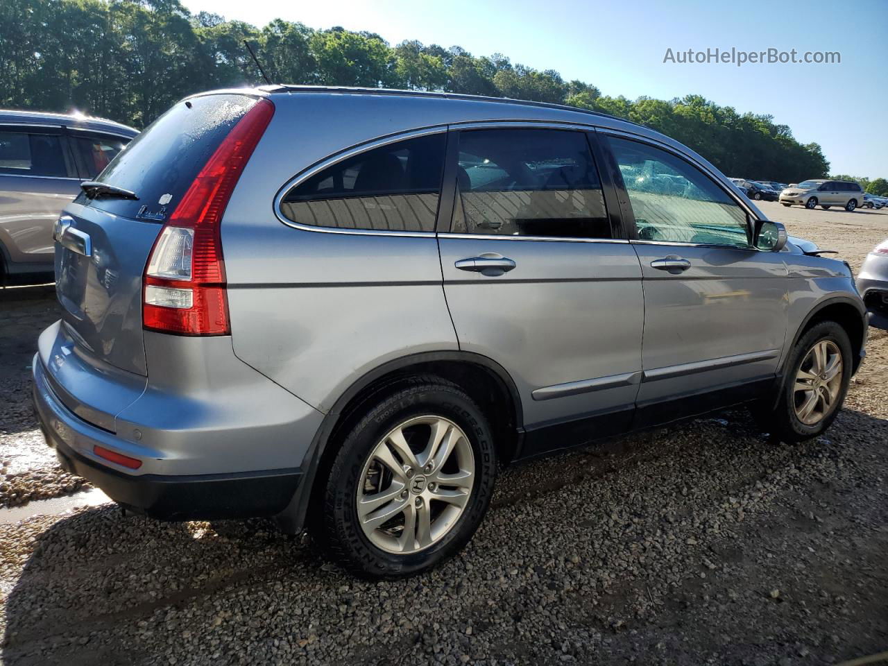 2010 Honda Cr-v Exl Blue vin: 5J6RE3H76AL042341